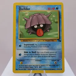 Pokemon TCG - Shellder 54/62 Fossil Common WOTC 1999 - MP - Image 2