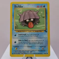 Pokemon TCG - Shellder 54/62 Fossil Common WOTC 1999 - LP - Image 2