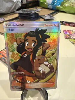 Pokemon Hau Guardians Rising Trainer Full Art Ultra Rare Holo Card 144/145 - Image 1