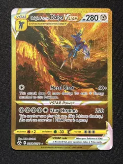 Pokemon Crown Zenith Origin Forme Dialga VSTAR GG68 NM - Image 1