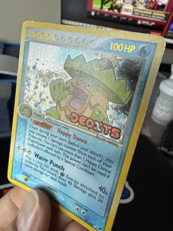 Ludicolo 19/107 Reverse Holo Stamped Rare EX Deoxys Vintage Pokemon TCG Card - Image 3