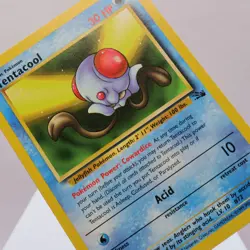 Pokemon TCG - Tentacool 56/62 Fossil Common WOTC 1999 - EXC/NM - Image 1