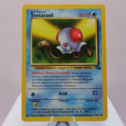 Pokemon TCG - Tentacool 56/62 Fossil Common WOTC 1999 - EXC/NM - Image 2