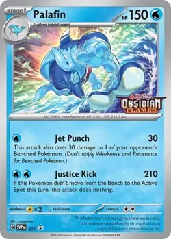 Palafin (Prerelease, #036) - Holofo SV - Scarlet & Violet Promo Cards LP Pokemon - Image 1