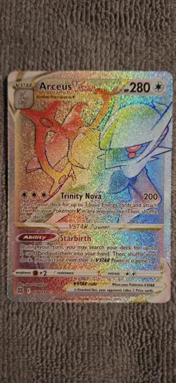 Arceus VSTAR - 176/172 - Pokemon Brilliant Stars Sword Shield Secret Rare NM - Image 1