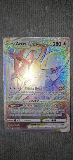 Arceus VSTAR - 176/172 - Pokemon Brilliant Stars Sword Shield Secret Rare NM - Image 2