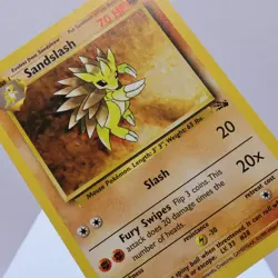 Pokemon TCG - Sandslash 41/62 Fossil Uncommon WOTC 1999 - LP - Image 1