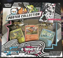 Pokemon TCG: Black Bolt & White Flare- Unova Poster Collection Box NEW/SEALED - Image 1