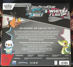 Pokemon TCG: Black Bolt & White Flare- Unova Poster Collection Box NEW/SEALED - Image 2