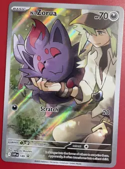 Pokemon N's Zorua 189 - Journey Together Promo Holo - Image 1