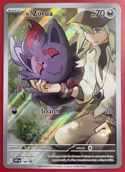Pokemon N's Zorua 189 - Journey Together Promo Holo - Image 3