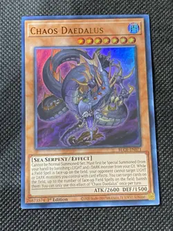 YuGiOh! - Chaos Daedalus BLCR-EN071 Ultra Rare 1st Edition Near Mint - Image 1