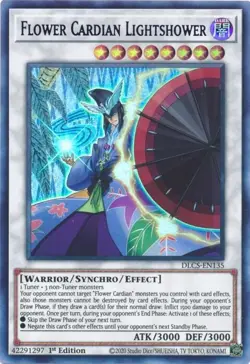 DLCS-EN135 Flower Cardian Lightshower Purpl Ultra Rare 1st Edition NM YuGiOh TCG - Image 1