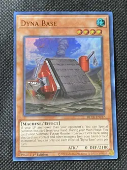 YuGiOh! - Dyna Base BLCR-EN017 Ultra Rare 1st Edition Near Mint - Image 1