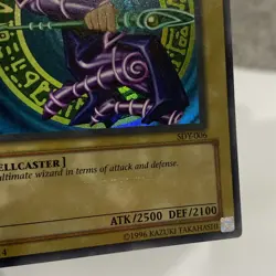 Yugioh Dark Magician Sdy Misprint Line Of Foil Lp - Image 5
