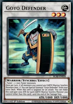 BLAR-EN058 GOYO DEFENDER ULTRA RARE 1ST EDITION NEAR MINT YuGiOh TCG - Image 1
