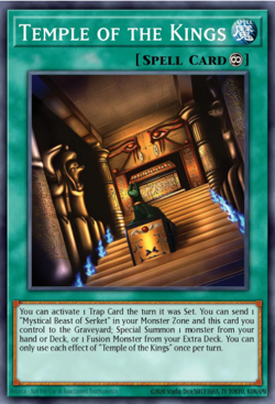 Yugioh! Mega Tins 2025 PREORDER 1x StR Temple of the Kings - Image 1
