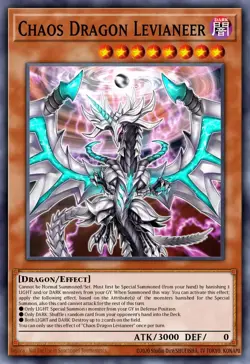 Yugioh! Chaos Dragon Levianeer STARLIGHT Rare 2025 tin MP25-EN035 ships 9/5 - Image 1