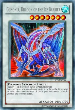 HA03-EN030 Gungnir, Dragon of the Ice Barrier Secret Rare UNL Ed NM YuGiOh TCG - Image 1