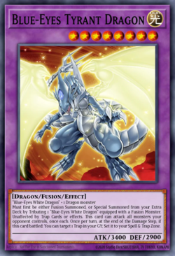 Yugioh! Mega Tins 2025 PREORDER 1x StR Blue-Eyes Tyrant Dragon - Image 1