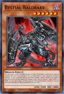 Yugioh! Bystial Baldrake STARLIGHT Rare 2025 tin MP25-EN045 ships 9/5 - Image 1