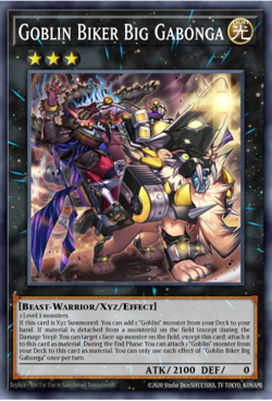 Yugioh! Mega Tins 2025 PREORDER 1x StR Goblin Biker Big Gabonga - Image 1
