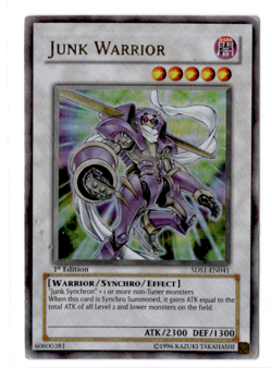 1x Junk Warrior - 5DS1-EN041 - Ultra Rare - 1st Edition YuGiOh - Image 2