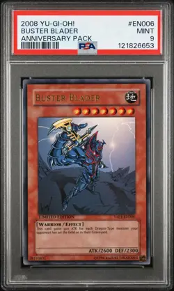 Yugioh Buster Blader Anniversary Pack YAP1-EN006 PSA 9 Mint - Image 1