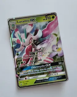 Pokemon Lurantis GX 15/149 Holo Sun Moon Ultra Rare 2017 TCG Card Full Art ENG - Image 1