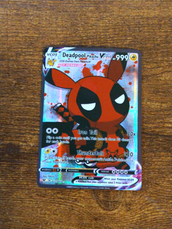 Pikachu Deadpool Custom ACG DIY Fan Art Card - Image 1