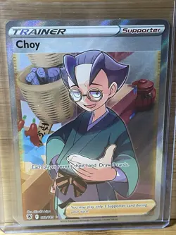 Pokemon Choy TCG Full Art Holo Card 182/189 Sword & Shield Astral Radiance - Image 1