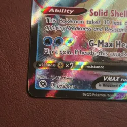 Drednaw VMAX 015/073 Champion's Path Ultra Rare Holo Pokemon Card - Image 5