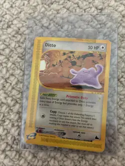 💥 Pokemon TCG Ditto 51/144 Non Holo E-Series Skyridge 2003 Vintage Card - Image 2