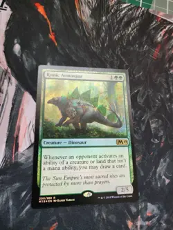 Runic Armasaur Core Set 2019 Foil Magic Card MTG - Image 2