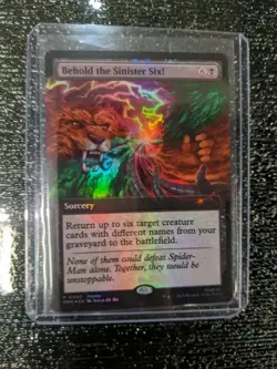 MTG Behold The Sinister Six! Magic Spider-Man Promo Card Foil Pax West 2025 - Image 1