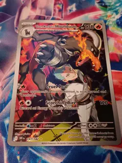 Team Rocket's Houndoom 191/182 Sv10: Destined Rivals Holo Pokemon TCG Card NM - Image 1