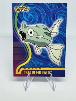 Remoraid # 223 Pokemon Card 2001 Topps TV Animation Edition - Image 1