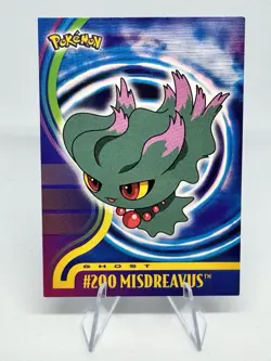 Misdreavus # 200 Pokemon Card 2001 Topps TV Animation Edition - Image 1