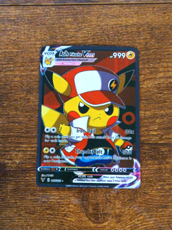 Ash's Pikachu Custom ACG DIY Fan Art Card - Image 1