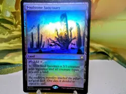Soulstone Sanctuary rare foil magic the gathering foundations trading card - Image 1