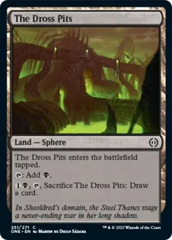 NM The Dross Pits, MTG, Phyrexia: One, Magic the Gathering, 251 - Image 1