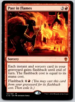 Past in Flames - Commander 2016 C16 - MTG - LP Magic - 131 M - Image 1