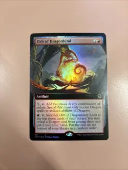 Orb of Dragonkind (Extended Art) Foil MINT-NM PACK FRESH MTG - Image 1
