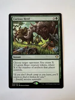 Curious Herd - MTG Commander 2020 - NM - Image 1