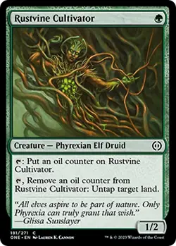 NM Rustvine Cultivator, MTG, Phyrexia: One, Magic the Gathering, 181 - Image 1