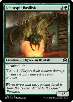 NM Ichorspit Basilisk, MTG, Phyrexia: One, Magic the Gathering, 170 - Image 1