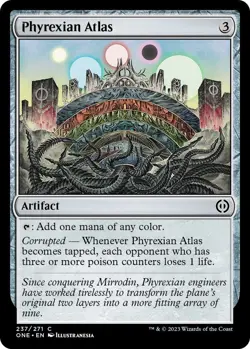 NM Phyrexian Atlas, MTG, Phyrexia: One, Magic the Gathering, 237 - Image 1