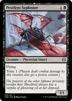 NM Pestilent Syphoner, MTG, Phyrexia: One, Magic the Gathering, 103 - Image 1