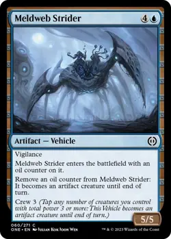 NM Meldweb Strider, MTG, Phyrexia: One, Magic the Gathering, 60 - Image 1