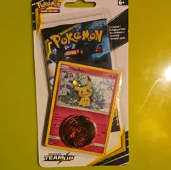 Pokemon TCG Sun & Moon Team Up Blister Pack with Mimikyu Promo SEALED - Image 1